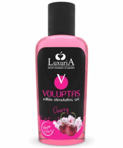 INTIMATELINE LUXURIA – VOLUPTAS GEL MASAJE COMESTIBLE EFECTO CALOR – CEREZA 100 ML - intimamenities.com