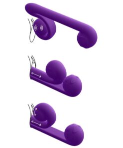 SNAIL VIBE – VIBRADOR MULTIACCION LILA - intimamenities.com