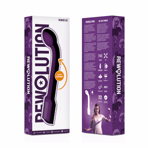 REWOLUTION – REWOFLEX VIBRADOR ESTIMULADOR PUNTO G FLEXIBLE - intimamenities.com