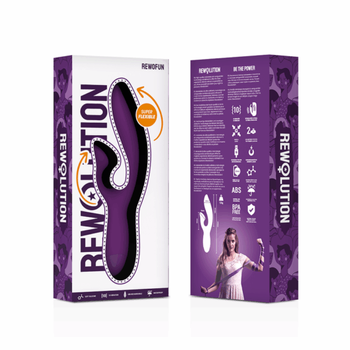REWOLUTION – REWOFUN VIBRADOR FLEXIBLE CON RABBIT - intimamenities.com