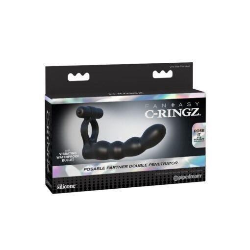FANTASY C-RINGZ – ANILLO DOBLE PENETRACION POSABLE - intimamenities.com