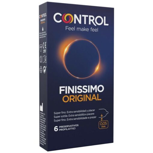 CONTROL – FINISSIMO ORIGINAL 6 UNIDADES - intimamenities.com