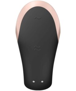 SATISFYER – APP DOUBLE LOVE VIBRADOR PAREJAS LUXURY NEGRO - intimamenities.com