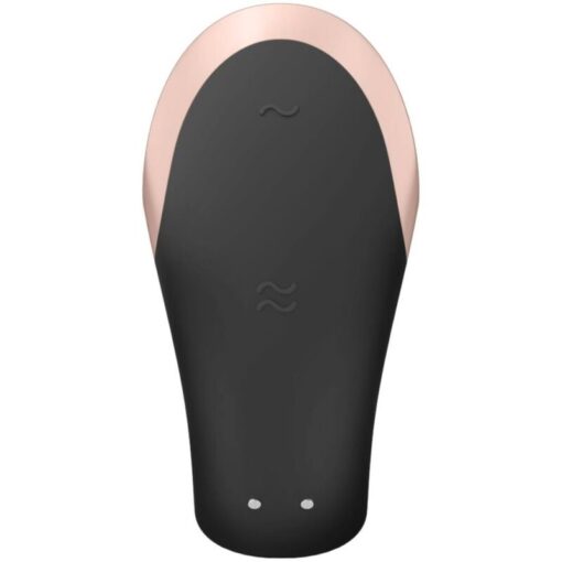 SATISFYER – APP DOUBLE LOVE VIBRADOR PAREJAS LUXURY NEGRO - intimamenities.com