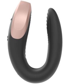 SATISFYER – APP DOUBLE LOVE VIBRADOR PAREJAS LUXURY NEGRO - intimamenities.com