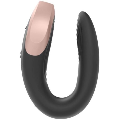 SATISFYER – APP DOUBLE LOVE VIBRADOR PAREJAS LUXURY NEGRO - intimamenities.com