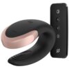 SATISFYER – APP DOUBLE LOVE VIBRADOR PAREJAS LUXURY NEGRO - intimamenities.com