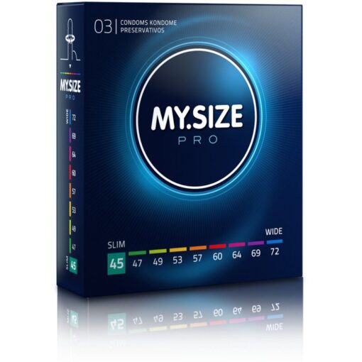 MY SIZE – PRO PRESERVATIVOS 45 MM 3 UNIDADES - intimamenities.com