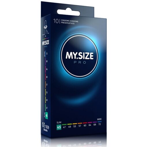 MY SIZE – PRO PRESERVATIVOS 45 MM 10 UNIDADES - intimamenities.com
