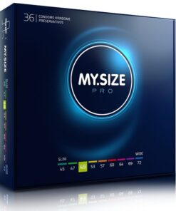 MY SIZE – PRO PRESERVATIVOS 49 MM 36 UNIDADES - intimamenities.com