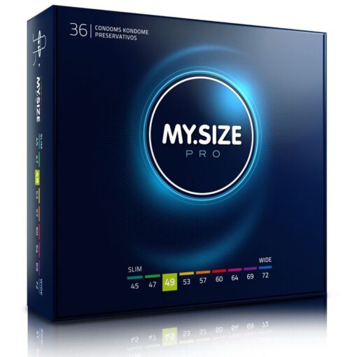 MY SIZE – PRO PRESERVATIVOS 49 MM 36 UNIDADES - intimamenities.com