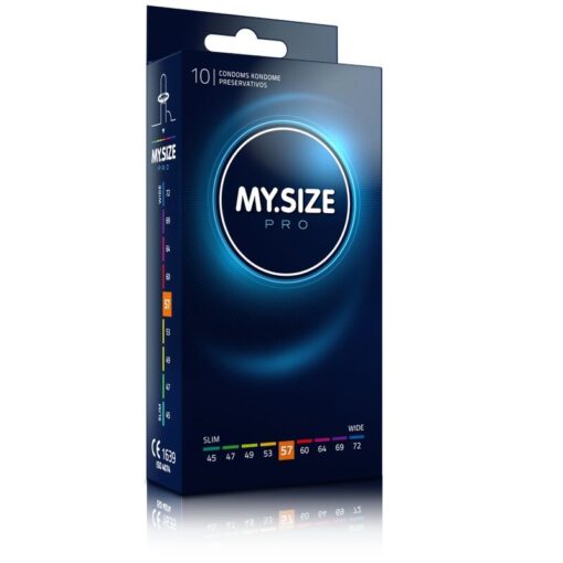 MY SIZE – PRO PRESERVATIVOS 57 MM 10 UNIDADES - intimamenities.com