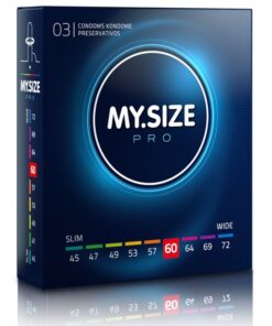 MY SIZE – PRO PRESERVATIVOS 60 MM 3 UNIDADES - intimamenities.com