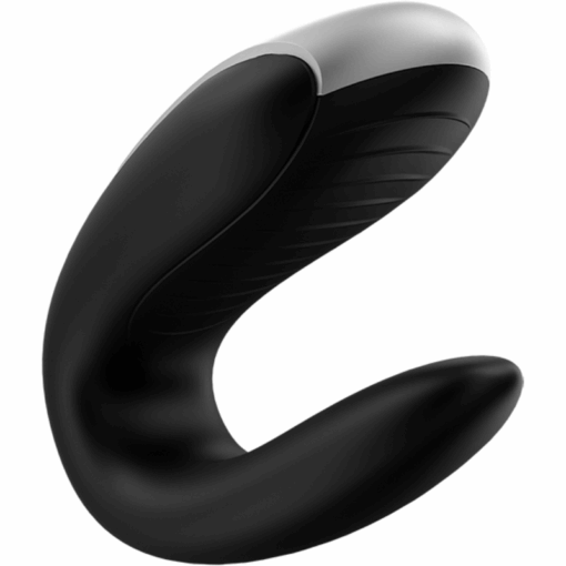 SATISFYER – DOUBLE FUN PARTNER VIBRADOR NEGRO - intimamenities.com