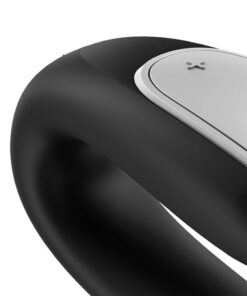 SATISFYER – DOUBLE FUN PARTNER VIBRADOR NEGRO - intimamenities.com