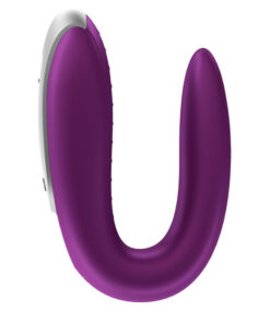 SATISFYER – DOUBLE FUN PARTNER VIBRADOR LILA - intimamenities.com