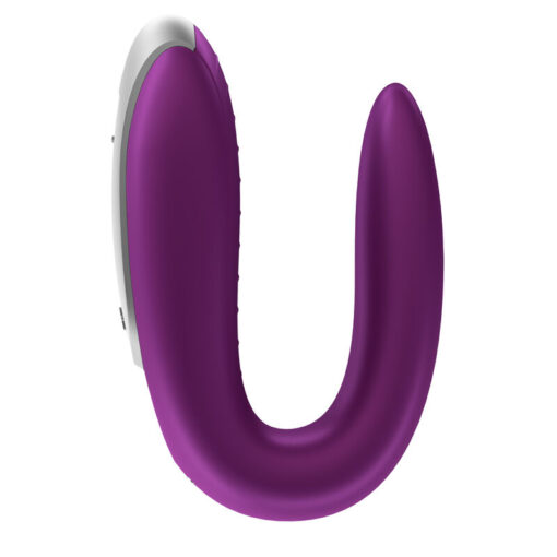 SATISFYER – DOUBLE FUN PARTNER VIBRADOR LILA - intimamenities.com