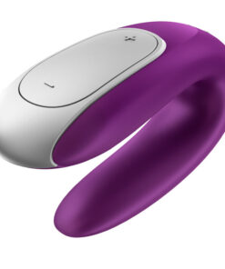 SATISFYER – DOUBLE FUN PARTNER VIBRADOR LILA - intimamenities.com