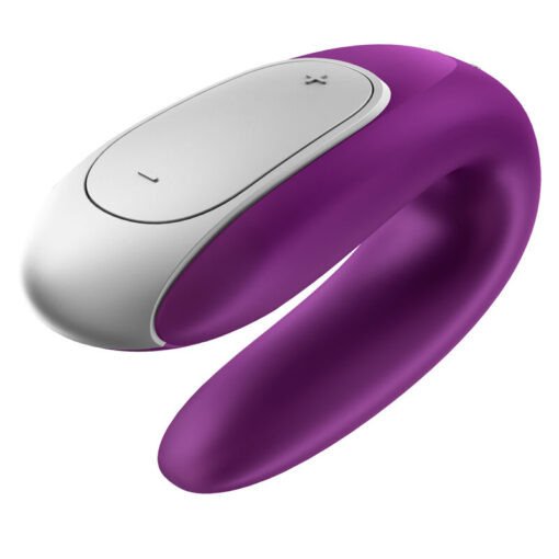 SATISFYER – DOUBLE FUN PARTNER VIBRADOR LILA - intimamenities.com