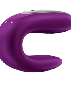 SATISFYER – DOUBLE FUN PARTNER VIBRADOR LILA - intimamenities.com