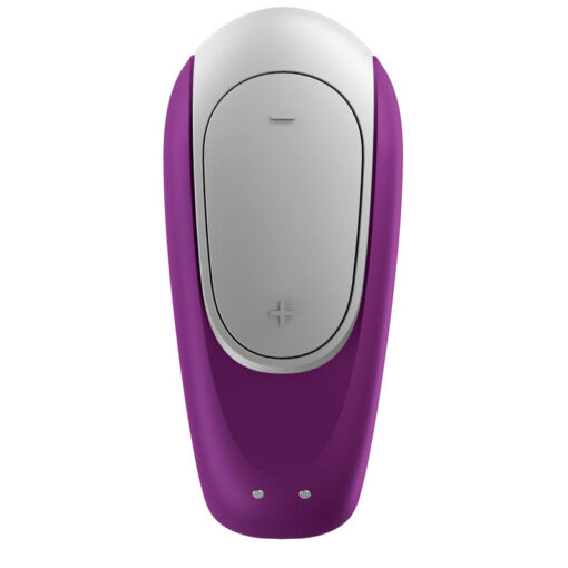 SATISFYER – DOUBLE FUN PARTNER VIBRADOR LILA - intimamenities.com