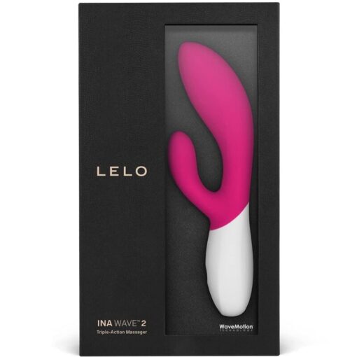 LELO – INA WAVE 2 VBRADOR LUJO MOVIMIENTO ESPECIAL FUCSIA - intimamenities.com