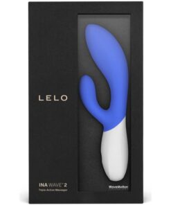 LELO – INA WAVE 2 VBRADOR LUJO MOVIMIENTO ESPECIAL AZUL - intimamenities.com
