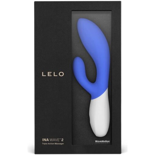 LELO – INA WAVE 2 VBRADOR LUJO MOVIMIENTO ESPECIAL AZUL - intimamenities.com