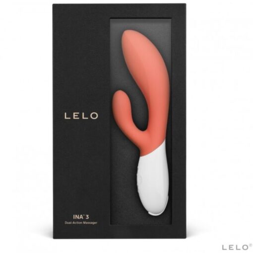 LELO – INA 3 VIBRADOR RABBIT LUJO CORAL - intimamenities.com