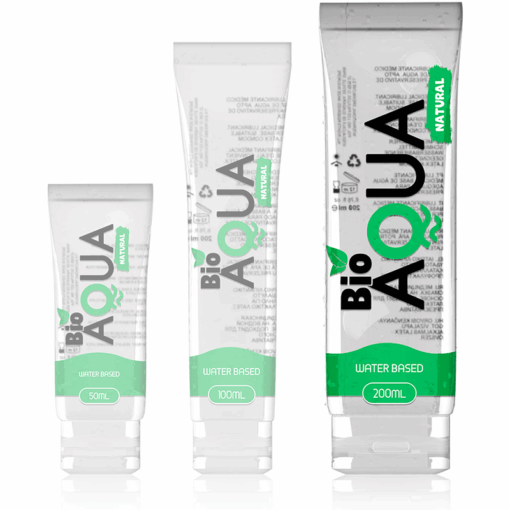 BIOAQUA LUBRICANTE INGREDIENTES NATURALES BASE AGUA 200 ML - intimamenities.com