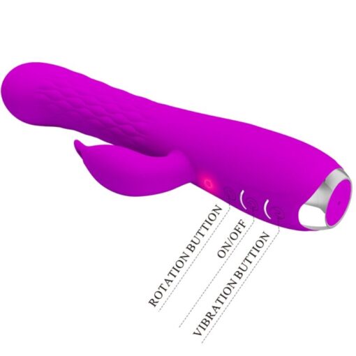 PRETTY LOVE – MOLLY VIBRADOR CON ROTACION RECARGABLE - intimamenities.com