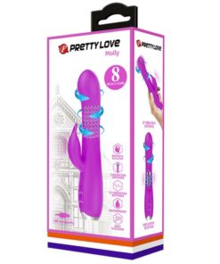 PRETTY LOVE – MOLLY VIBRADOR CON ROTACION RECARGABLE - intimamenities.com