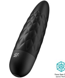 SATISFYER – ULTRA POWER BULLET 5 BALA VIBRADORA NEGRA - intimamenities.com