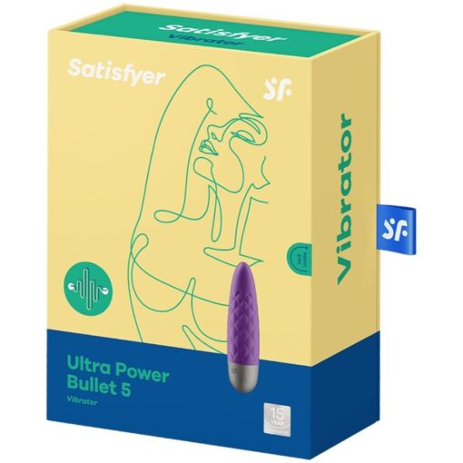 SATISFYER – ULTRA POWER BULLET 5 BALA VIBRADORA VIOLETA - intimamenities.com