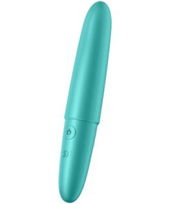 SATISFYER – ULTRA POWER BULLET 6 BALA VIBRADORA TURQUESA - intimamenities.com