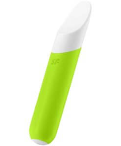 SATISFYER – ULTRA POWER BULLET 7 BALA VIBRADORA VERDE - intimamenities.com