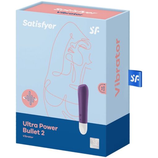SATISFYER – ULTRA POWER BULLET 2 BALA VIBRADORA MORADA - intimamenities.com