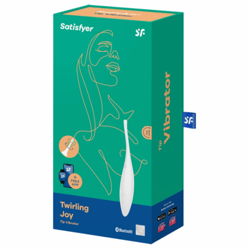 SATISFYER – TWIRLING JOY ESTIMULADOR CLITORIS BLANCO - intimamenities.com