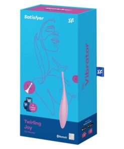 SATISFYER – TWIRLING JOY ESTIMULADOR CLITORIS ROSA - intimamenities.com