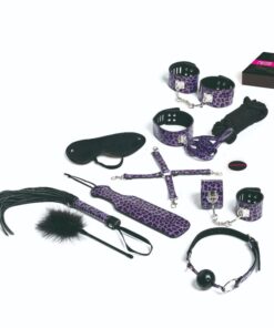 TEASE & PLEASE – JUEGO 13 ACCESORIOS BONDAGE LILA - intimamenities.com