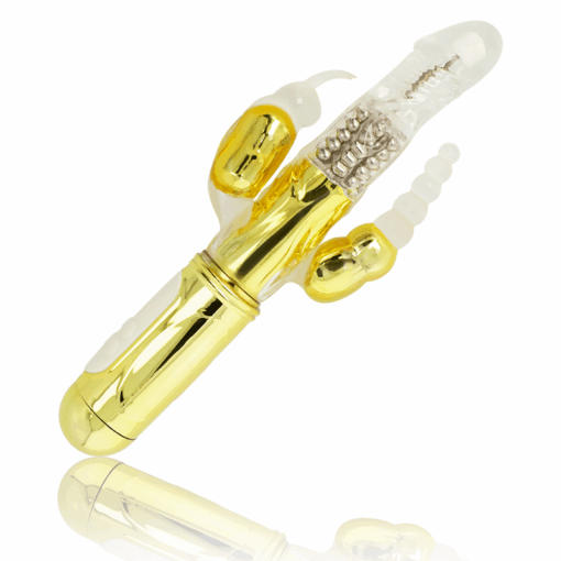 OHMAMA – VIBRADOR MULTIFUNCIONAL GOLDEN - intimamenities.com