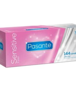 PASANTE – PRESERVATIVOS SENSITIVE ULTRAFINO 144 UNIDADES - intimamenities.com