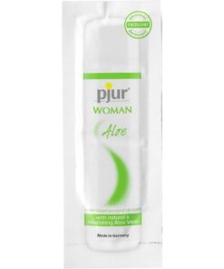 PJUR – WOMAN ALOE LUBRICANTE BASE AGUA 2 ML - intimamenities.com