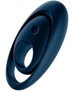 SATISFYER – GLORIOUS DUO ANILLO VIBRADOR AZUL - intimamenities.com
