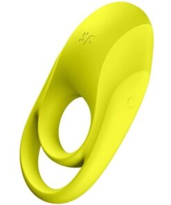 SATISFYER – SPECTACULAR DUO ANILLO VIBRADOR AMARILLO - intimamenities.com