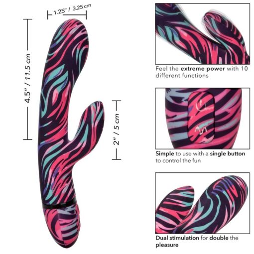 CALEXOTICS – VIBRADOR MENAGE A MOI DUAL WAND - intimamenities.com