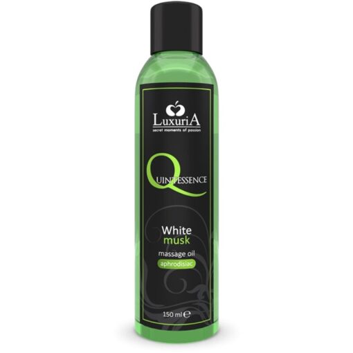 INTIMATELINE LUXURIA – QUINTESSENCE ACEITE MASAJE ALMIZCLE BLANCO 150 ML - intimamenities.com