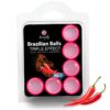 SECRETPLAY – SET 6 BRAZILIAN BALLS TRIPLE EFECTO - intimamenities.com