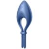 SATISFYER – BULLSEYE ANILLO VIBRADOR APP AZUL - intimamenities.com