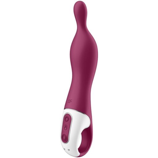 SATISFYER – AMAZING 1 VIBRADOR PUNTO A BERRY - intimamenities.com